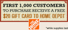 $20 Gift Card to Home Depot