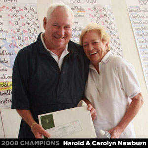 Harold & Carolyn Newburn, 2008 Champions