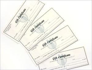 Gift Certificates